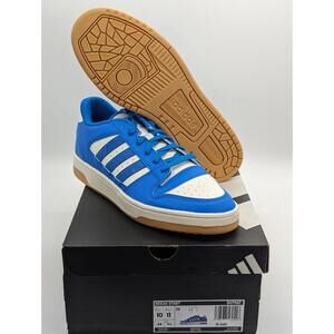 Mens Size 10 - Adidas Break Start Low Shoes Blue Bird Cloud White Gum IH7967 New